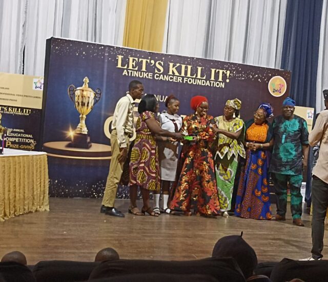 EAGSGS Student bags award at the 2nd Atinuke Cancer Foundation competition